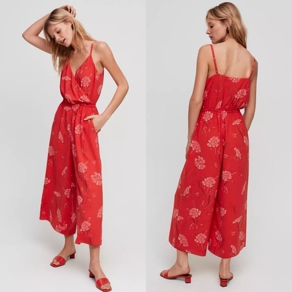 Aritzia Wilfred Jumpsuit Wide Leg Flowy - Picture 4 of 16